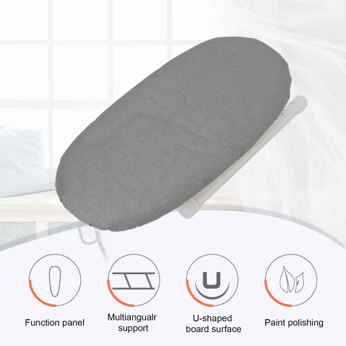 Compact Grey Ironing Board with Stable Support Perfect for Travel 2