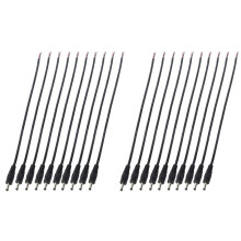 20 Pak 3.5mm x 1.35mm  Power Stekker Jack Naar Blote Draad Open End Pigtail Power Cable Cord 3.5X1.35mm voor  Power