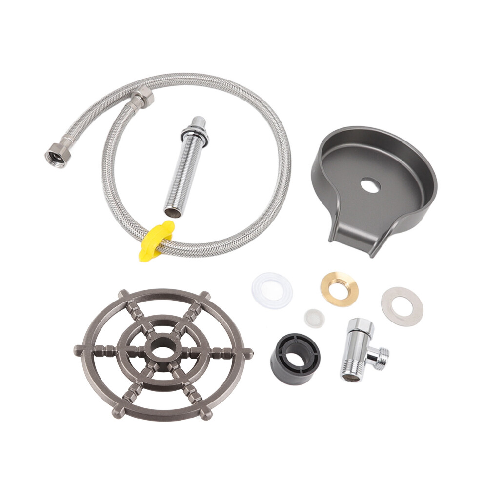 Glass Rinser For Kitchen Sink Bar Accessories High Pressure Spray Grey 6901371517477