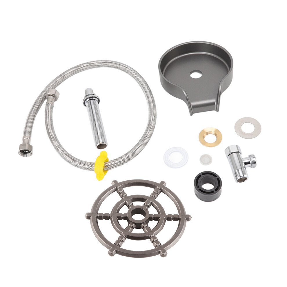 Glass Rinser For Kitchen Sink, High Pressure Spray, Grey, Abs Steel 4031380770777