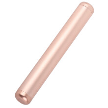 Waterproof Aluminum Alloy Cigarette Tube Storage. 110x14mm Champagne Gold