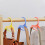 Multifunction Purse Hanger Organizer Hook Blue 33g Space Saving 9