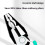 Bolt Cutter 9Inch, SpringLoaded HeavyDuty Wire Cable Cutter, Small Snips With Soft Antislip Handle 4