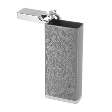 Retro Aluminum Cigarette Case for 8 King Size Cigars, Black