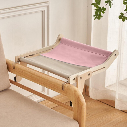 Cat Hammock For Window Adjustable Wooden Frame Large Cat Window Bed Cat Window Seat 2