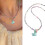 Unique Rainbow Bead Neckchains Adjustable Duck Pendant-Yellow 3