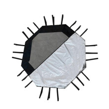 Waterproof Dog Playpen Cover with Sunshade Canopy for Outdoor and Indoor 8Sided Pet Cage