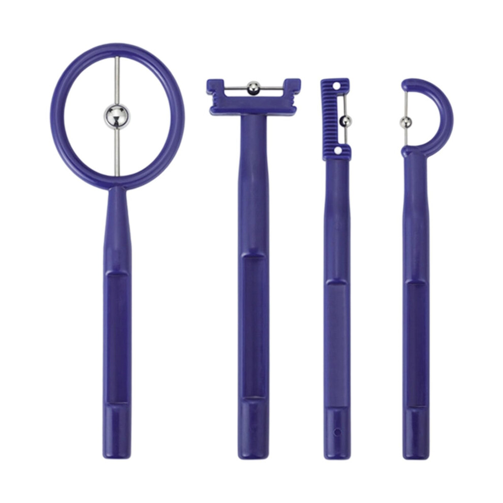 Blue Tongue Tip Lateralization Elevations Tool 4Piece Tongue Training Tool For Speech Therapy For Women And Men