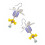 Candy Dangle Drop Earrings Clip Earrings Bow-Ear hook style 1