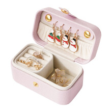 Jewelry Storage Box Portable Travel Jewelry Box Suitable-Pink