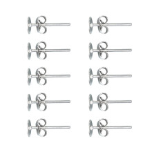 Handgemaakte oorbelaccessoires Studs Oorbellen-witte k-oorbellen