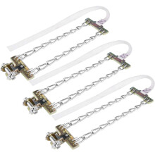 Cadenas para neumáticos para carreteras heladas, antideslizantes universales para superficies irregulares, aptas para coches, camiones y SUV. Fácil