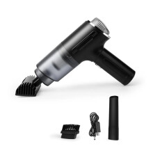 Strong Suction Handheld Vacuum for Vehicle and Desk, Portable Cordless Car Vacuum Cleaner with Washable Filter and 2000mAh Battery, High Power Spiral
