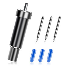 Lâmina de corte profundo, ferramenta de precisão para cortar materiais espessos de até 1,5 mm, lâmina afiada de aço alemão com corpo robusto,