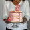 Hollow Frame Cake Topper, Versatile Decorating Options with Smooth Reflective Surface, Mirror Acrylic Cake Topper Featuring Artistic Font Design, 4