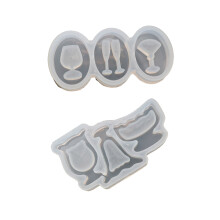 Cup Ornament Siliconen Mal Wijnglazen Vorm-2-delige set