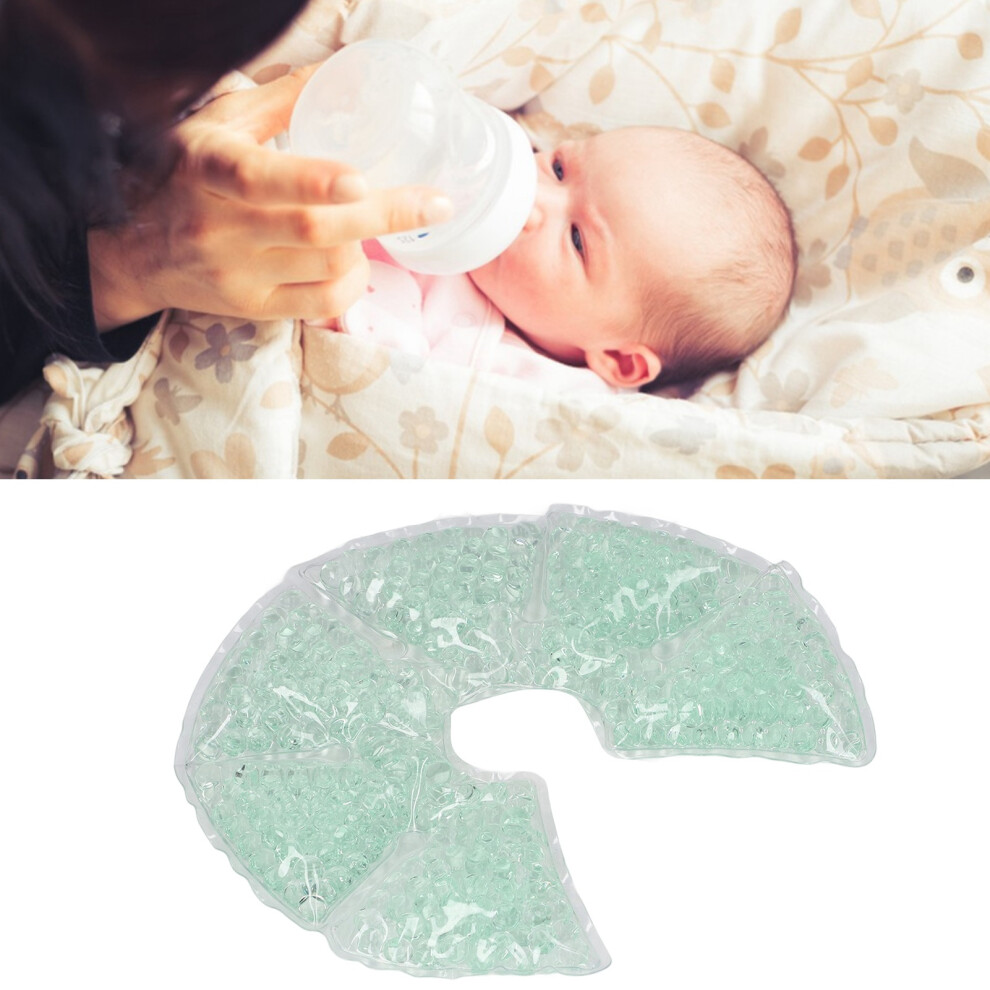 Breast Gel Pad Hot Cold Compress For Swelling & Pain Relief Green