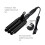 Triple Barrel Anti-Scald Curling Iron with 2 Temperature Control Mode Black 20mm 2