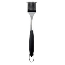 Stainless Steel Grill Brush Multifunctional Cleaning Brush With Hanging Ring 42 x 8 cm