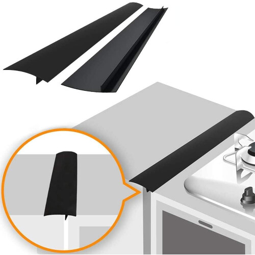Fugenleiste Herd/Arbeitsplatte 61.5 cm (25") Silikon   2er-Pack