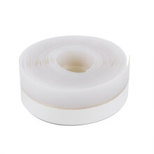 Selbstklebender Dichtungsstreifen aus Silikon – wasserdicht/winddicht/schalldämmend Transparent 2,5 cm