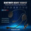Motorradhelm-Headset Bluetooth 5.2 Black 4