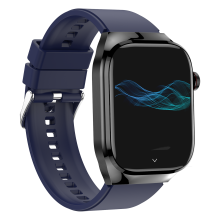 Smartwatch mit EKG, Herzfrequenz, Blutdruck, Schlaf, Schrittzähler Blue