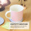 8Pcs Round Felt Coasters 10cm Heat Resistant Absorbent Table Sets 5