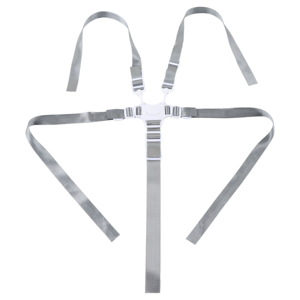 Baby High Chair Safety Straps 5-Point Support Harness, Nylon & POM