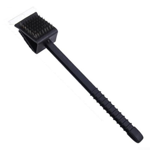 Three in One BBQ Brush Grill Maintenance Tool Ergonomic Handle Durable Materials