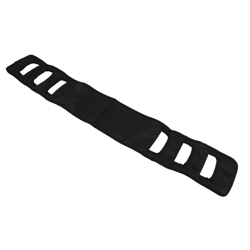 Comfortable Nylon Transfer Sling Belt with Handles for Nursing Black