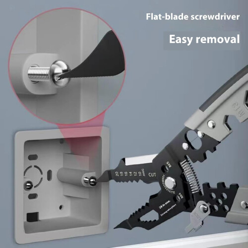 Electrical Crimping Tool 28Function Wire Stripping and Crimping, Multi Tool Wire Stripper for Various Cable Sizes 2