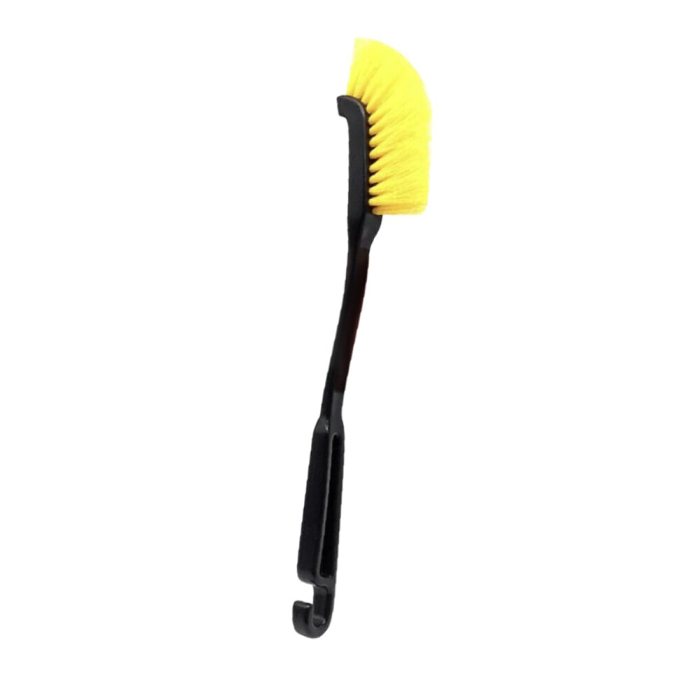 Car Wheel Cleaning Brush With Soft Bristles, Long Handle Gap Cleaner For Tires And Car Detailing 9189345299476