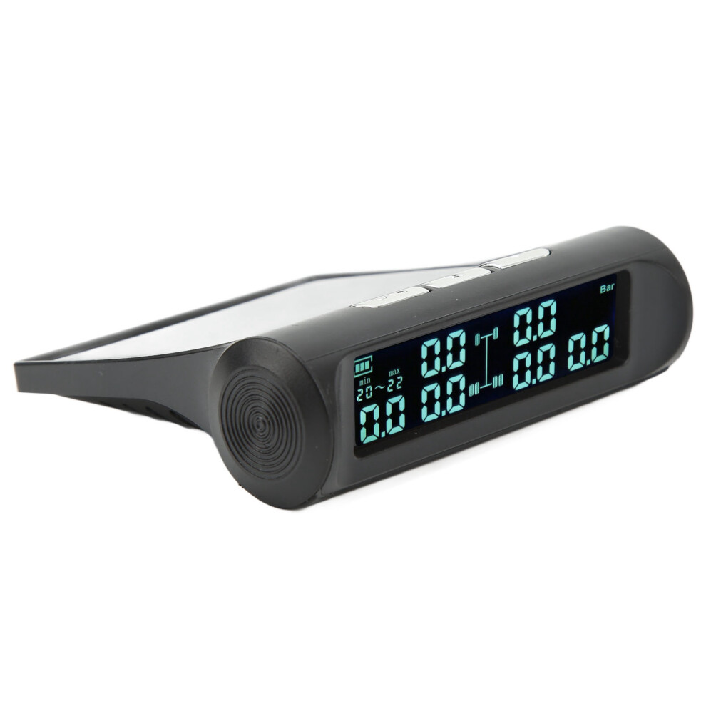 6 Wheel Solar Tire Pressure Monitor Lcd Display, 0.1-8Bar, Ip67 7671371542111