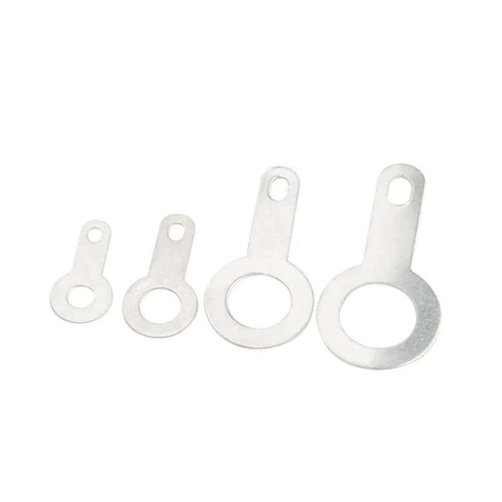 Copper Solder Lug Terminal M8.2 Silver Plated Conductivity Secure Wiring 50Pcs Circular 9382693761415