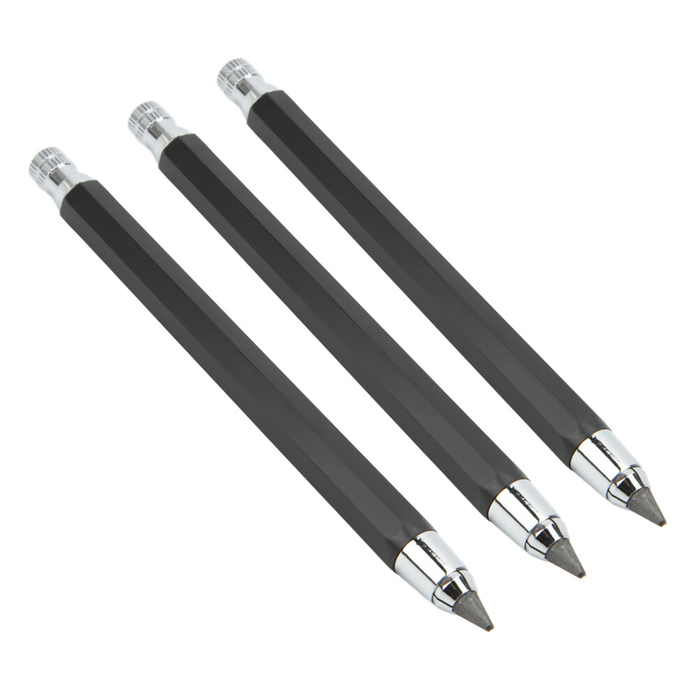 Ergonomic 5.6Mm Mechanical Carpenter Pencil Pack With Built-In Sharpener 4281371545611
