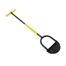 Efficient Steel Lawn Edger with T Handle & Wide Pedals for Garden Borders