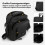 Τσάντα Crossbody με Κρυφή Τσάντα, Αδιάβροχη Τσάντα με Κλείδωμα Ασφαλείας για Άνδρες 4