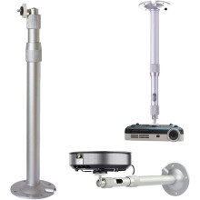 Adjustable Projection Angle Projector Mount, Universal Design with Ceiling Extandable Length from 20 to 40cm, 360-degree Rotation for Optimal