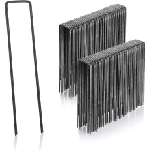 U-Shaped Multi-Purpose Garden Staples, Carbon Steel 150 X 25mm For Secure Weed Fabric And Landscape Projects