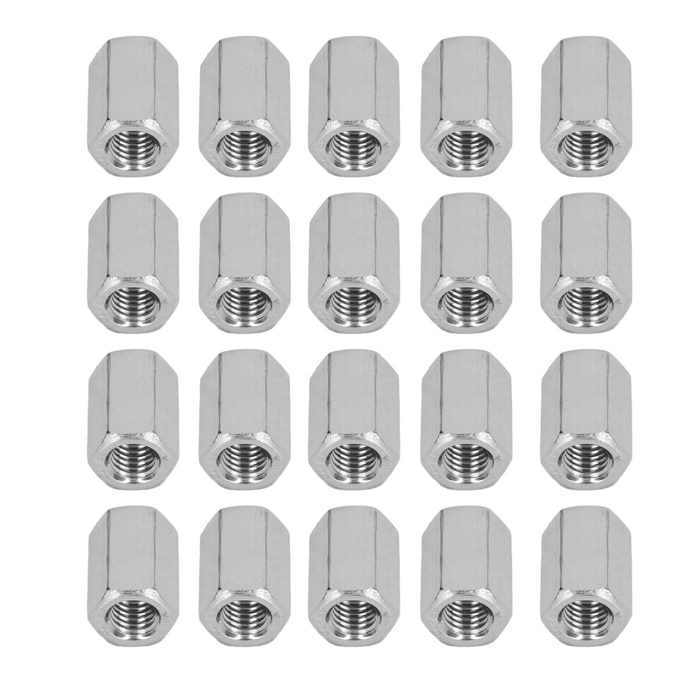 Hex Coupling Nuts 20Pcs 304 Stainless Steel Thread Rod Connectors For Bolts 3131371545795