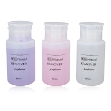 Nail Polish Remover Pump Acetone Dispenser Bottle Push Down Pump Translucent Design Leakproof Dispenser Lid Multifunctional Use Corrosion Resistant