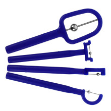 4pcs Tongue Tip Trainer Speech Therapy Tools for Kids and Adults Oral Muscle Strengthening Set Blue