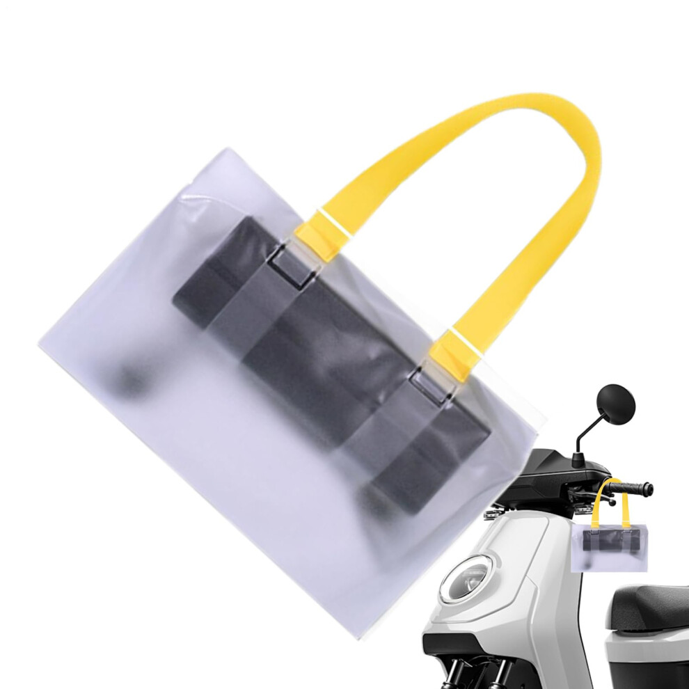 Waterproof Scooter Charger Bag With Durable Pvc Shield For Motorcycle Chargers And Dustproof Storage 9347817092745