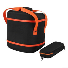 EVA Carry Bag for JBL 2 Portable Rugged Speaker Case With Microphone Bag Black Orange