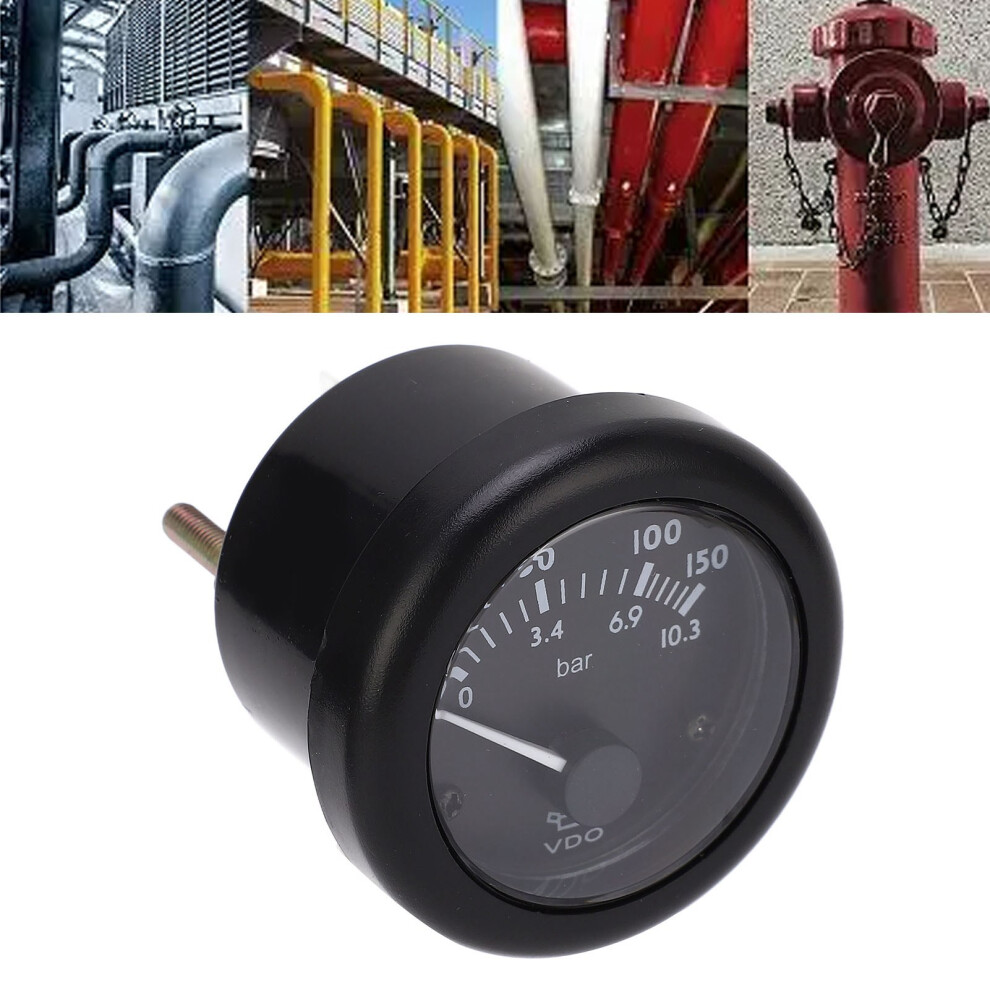 2In Diesel Oil & Fuel Pressure Gauge 8-32V Waterproof Marine & Auto 9451371538998