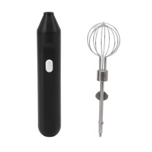 Electric Hand Mixer 3 Speeds, Rechargeable Milk Frother, Black