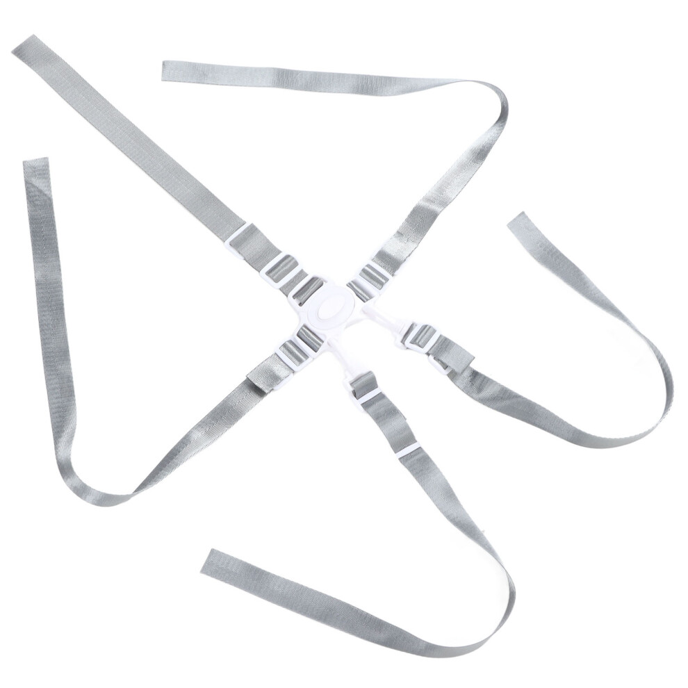 Baby High Chair Safety Strap 5-Point Support Harness Nylon Webbing