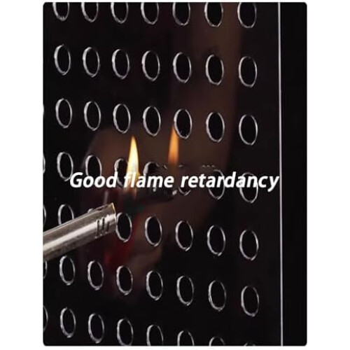 Polycarbonate Sheets Lightweight Plastic Mesh Decorative Panels LeakProof Window Pads 23.6 By 39.3 Inches 2