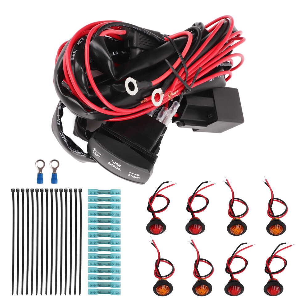 Complete Utv Turn Signal Kit With Flasher Relay For Can-Am & Polaris 9411371540230